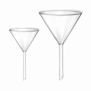 Funil de vidro liso – Vidraria Para Laboratório